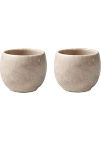 like. by Villeroy & Boch Perlemor Home Sand Eierbecher Set 2tlg. A U S L A U F !