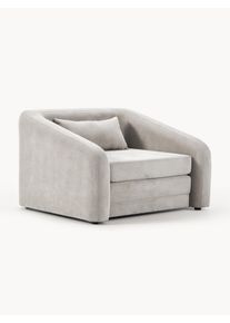 Rozkládací křeslo Eliot Šedá Látka Š 100 cm, H 94 cm | Westwing Collection