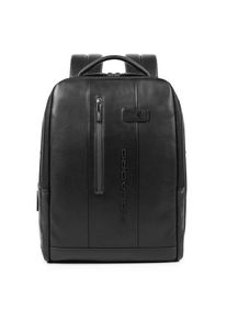 Piquadro Urban Rucksack Leder 41 cm Laptopfach schwarz