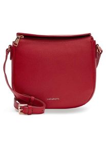 Lazarotti Bologna Leather Umhängetasche Leder 25 cm rot