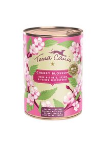 Výhodné balení: 12ks-12x400g Terra Canis Menu Floralis Cherry Blossom: kuřecí vlhké krmivo pro psy