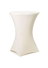 partydeco Potah na koktejlov� st�l cappucino 80x110 cm