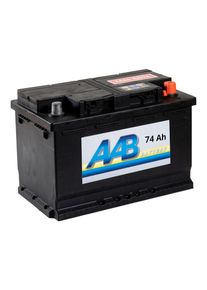 Autobaterie AAB 74Ah, 12V, 680A