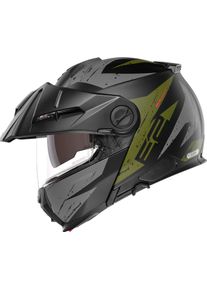 Schuberth E2 Explorer, flip up helmet , color: Matt Black/Grey/Orange , size: XXL (62/63)