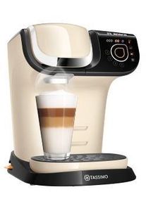 Bosch TAS6507 Tassimo my way Kapselmaschine, 1.3L, One-Touch Bedienung, keine Aufheizdauer, cremeweiß