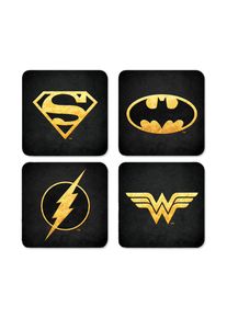 DC COMICS Logos Untersetzer 4er Set