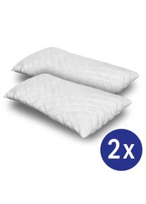 2 x polštář CloudComfort Basic s gelovými vločkami 40 x 80 cm