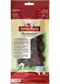 Terra-Pura Pferdesalami in Scheiben | Hunde & Katzensnacks | 100g