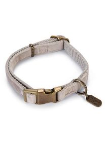 Designed by Lotte Velura Hundehalsband, 35-50x2cm, grau