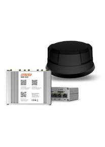 Selfsat MWR 5550 5G/4G und WLAN Internet Router inkl. Panorama Antenne, schwarz