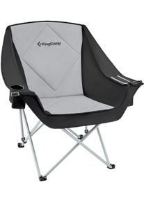 KingCamp Relax Chair Faltstuhl, schwarz/grau