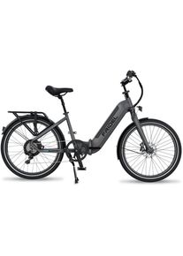 Blaupunkt Friedel E-Faltrad, 24", 8-Gang, grau