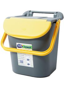 Belli e Forti Mülleimer, stapelbar, 30L, gelb