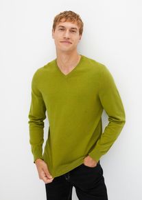 Svetr z jemn&eacute; pleteniny z měkk&eacute; bavlněn&eacute; směsi | Zelen&aacute; | Vel. 56/58 (XL) | bonprix