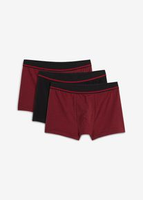 Boxerky s organickou bavlnou (3 ks v balen&iacute;) | Čern&aacute; | Vel. 8 (XXL) | bonprix