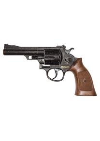 maskworld Pistola Denver nera antica, 12 colpi