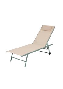 Best Travis Liegestuhl – Grün-Beige