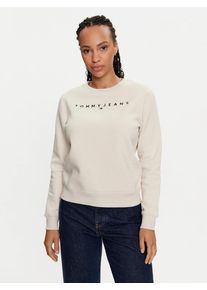 Tommy Jeans dámská béžová mikina - XS (ACG)