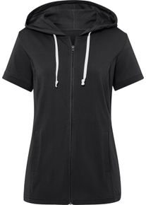 Damske Halenka s kapuc&iacute; čern&aacute; ,velikost 44
