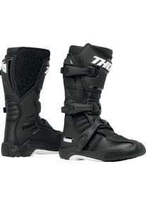 Thor Blitz XR, boots kids , color: Black/White , size: 3 US