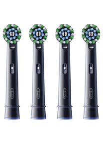 Oral-B Cross Action EB 50- 4 n&aacute;hradn&iacute; hlavice Black, 4 ks