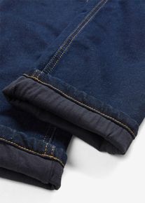 Termo džíny s žerzejovou podšívkou Regular Fit Straight | Modrá | Vel. 158 | bonprix