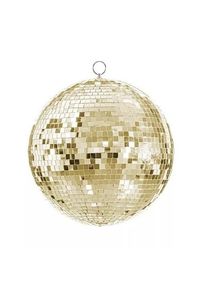 partydeco Z�v�sn� disco koule zlat� 30 cm