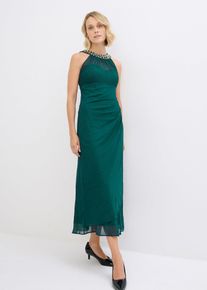 Síťované večerní šaty | Zelená | Vel. 48 | bonprix