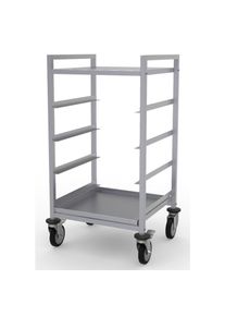 Combisteel Geschirrkorbwagen mit 4 Schienen und 4 Rollen