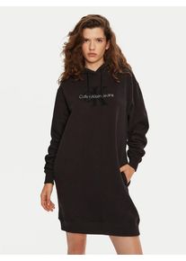 Calvin Klein dámské černé mikinové šaty - XS (BEH)