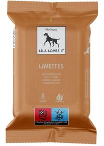 Lila Loves It Lavettes Waschhandschuhe, 8 Stück