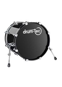 drum-tec pro Bass Drum 20" x 16" (black finish)