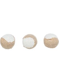 Trixie chrast&iacute;c&iacute; koule s jutou, &Oslash; 5 cm, 3 ks