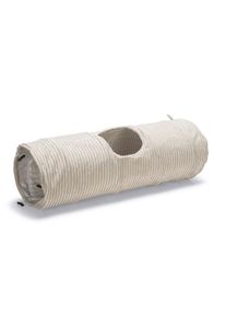 Designed by Lotte tunel pro kočky RIBBED světle šedý 25x75cm