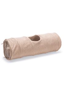 Designed by Lotte tunel pro kočky RIBBED v růžové barvě 25x75cm