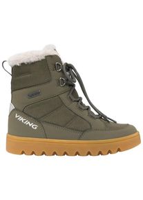Viking Kid's Fleek Warm GTX Zip Winter boots Kids (31, olive)