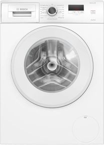 Bosch WGE02471 Serie 2 7kg Frontlader Waschmaschine, 60 cm breit, 1400 U/Min, AquaStop, Speed Perfect, Active Water Plus, Nachlegefunktion, weiß