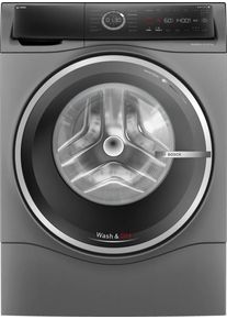 Bosch WNC254AS0 Serie 8 10,5/6 kg Waschtrockner, 1400 U/Min, 60 cm breit, Fleckenautomatik, AquaStop, Dosierautomatik i-DOS, Nachlegefunktion, Home Co