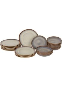 like. by Villeroy & Boch Lave Beige Tafel-Set für 12 Personen / 24 Teile