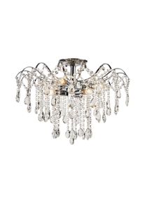 Brilagi Brilagi - Křišťálový přisazený lustr CRYSTAL 6xE14/60W/230V lesklý chrom