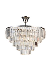 Brilagi Brilagi - Křišťálový přisazený lustr CRYSTAL 5xE14/40W/230V lesklý chrom