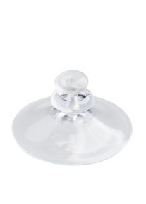 100 Přísavky s knoflíkem a trnem 40 mm, Měkký PVC, transparentní provedení