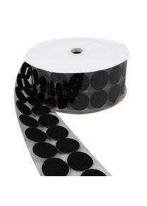 Suchý zip bodový na cívce, Smyčky | 45 mm | černá, Nylon|Polyester