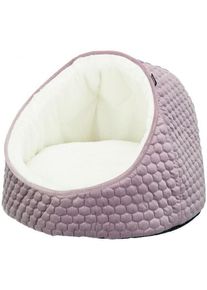 Trixie Höhle LIVIA | für Hunde & Katzen | Altrosa-Creme | 45 × 33 cm