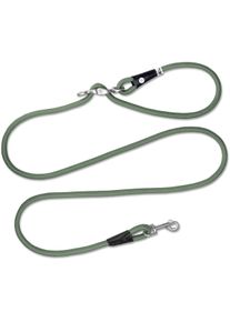 Curli Vario Comfort Hundeleine, moos, L