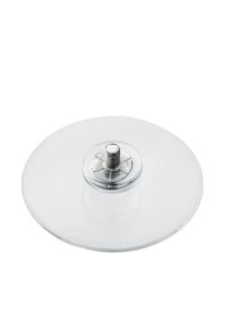 Přísavky se závitem 40 mm | M4, délka 6 mm, Měkký PVC, transparentní provedení