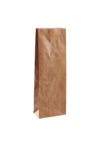 1000 Sáček s blokovým dnem papírový 70 x 40 x 205 mm, Kraftový papír|Pergamenová náhrada, hnědá