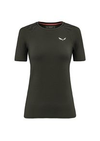 Salewa Women's Cristallo Warm AMR Tee Merino base layer Women (42, olive)