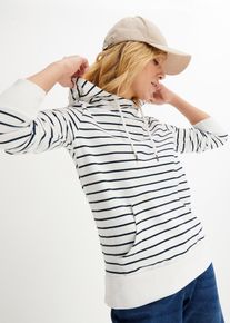 Mikina | B&iacute;l&aacute; | Vel. 36/38 (S) | bonprix