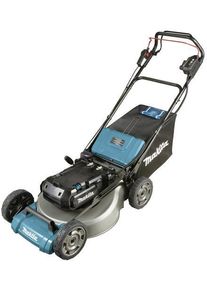 Makita LM001CZ Akku-Rasenmäher Schnittbreite max. 53cm ohne Akku Schnitthöhenverstellung blau schwarz